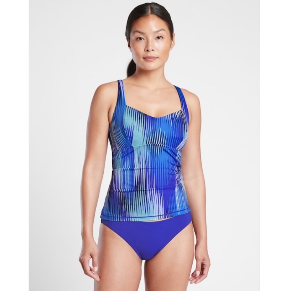 NWOT Athleta Ibiza Entwined Tankini | Cool Multi